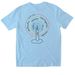 More Light, a Light Blue Softstyle Cotton Tee (back-view)