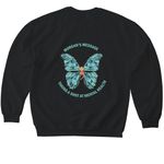 Morgan's Message&nbsp; Apparel, a Black Softstyle Crewneck Sweatshirt (back-view)