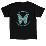Morgan's Message&nbsp; Apparel, a Black Classic Unisex Tee (back-view)