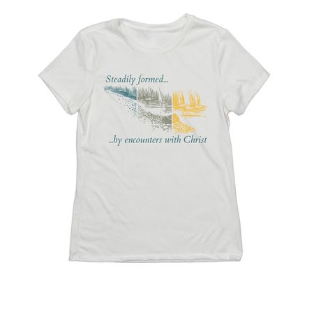 Steadily Formed Light, a Fairly White Allmade Eco Triblend Women?s Tee