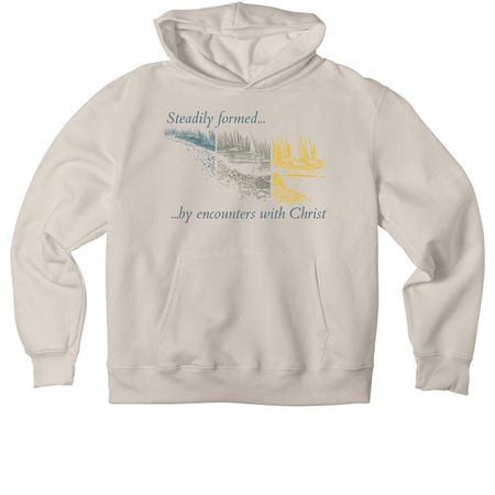 Steadily Formed Light, a Dust Premium Heavyweight Pullover Hoodie
