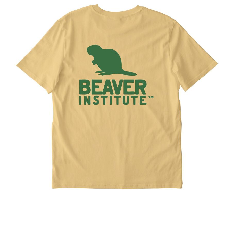 Beaver Institute Tee, a Nispero Stanley/Stella Unisex Creator 2.0 Tee (back-view)