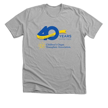 40th Anniversary Campaign, a Athletic Heather Premium Unisex Tee