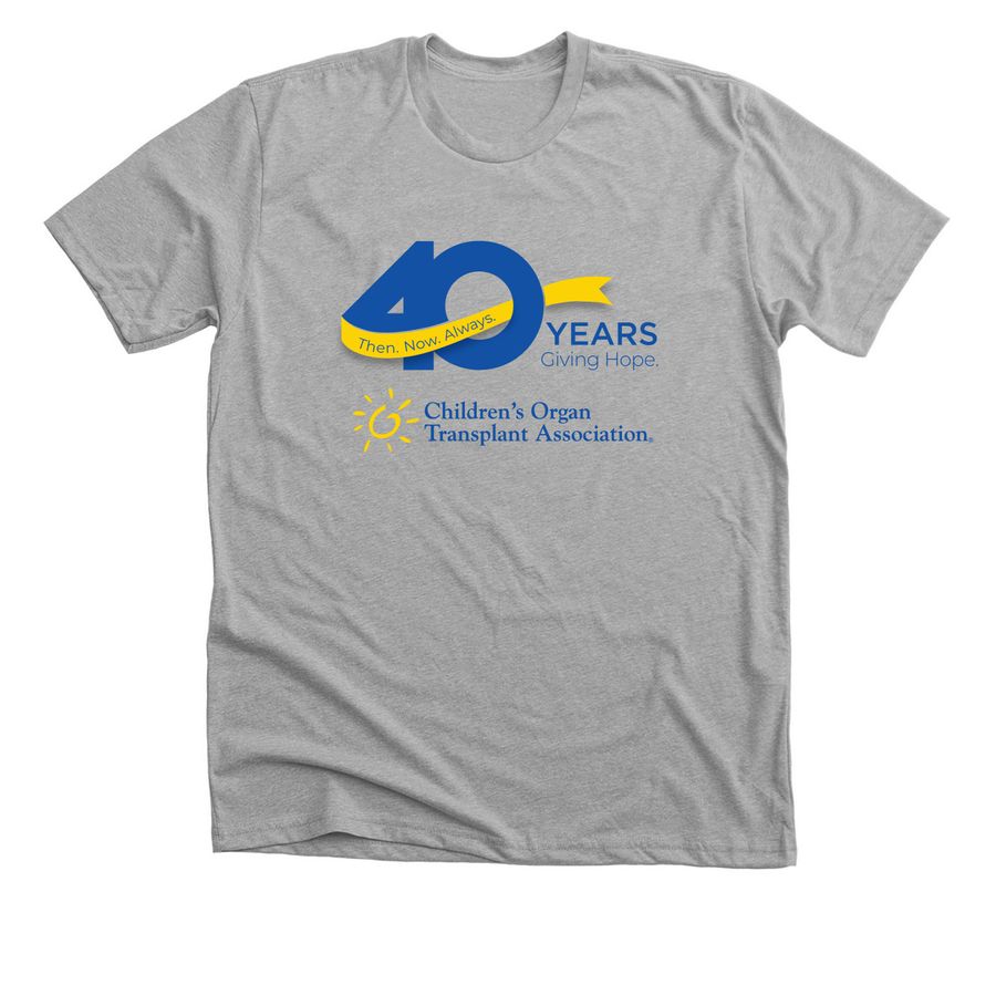 40th Anniversary Campaign, a Athletic Heather Premium Unisex Tee
