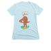 2019 Where Dogs Go To LIVE, a Ice Blue Women's Slim Fit Tee