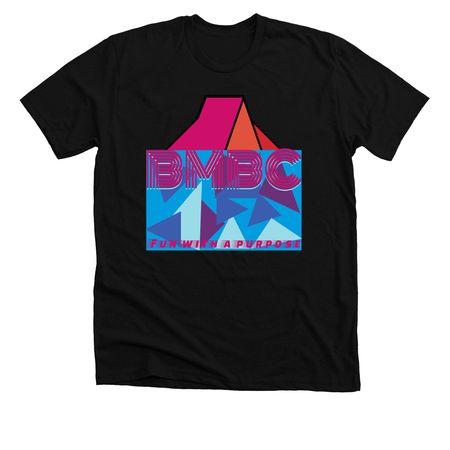 BMBC Retro, a Solid Black Blend Premium Unisex Tee