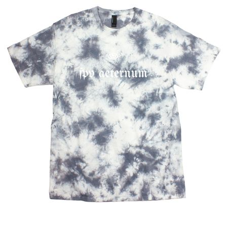 Turn on, Tune in, Drop out., a Grey Crystal Tie Dye Tee