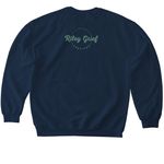 Mother's Day 2026, a Navy Softstyle Crewneck Sweatshirt (back-view)