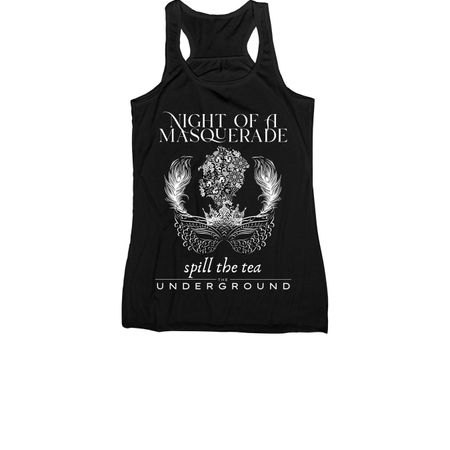 Night of a Masquerade, a Black Women's Racerback