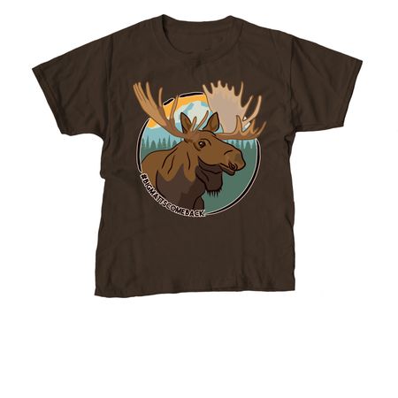 #BIGMATTSCOMEBACK, a Dark Chocolate Youth Unisex Tee