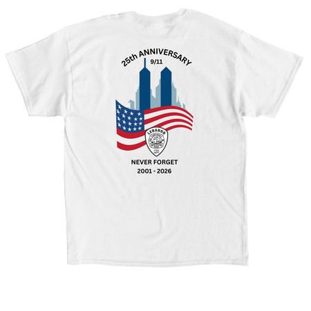 9/11 25th Anniversary, a White Classic Unisex Tee