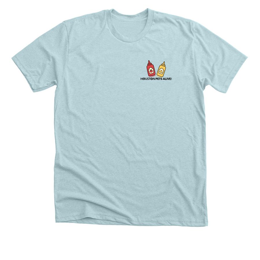 Frankly The Best, a Heather Ice Blue Premium Unisex Tee