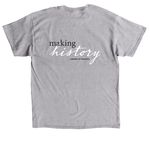 Historically Well-Informed, a Sport Grey Classic Unisex Tee (back-view)