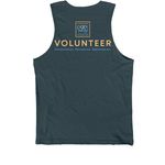 2026 GARCU Shirt, a Dark Grey Premium Cotton Tank (back-view)
