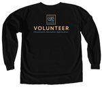 2026 GARCU Shirt, a Black Comfort Colors Long Sleeve Tee (back-view)