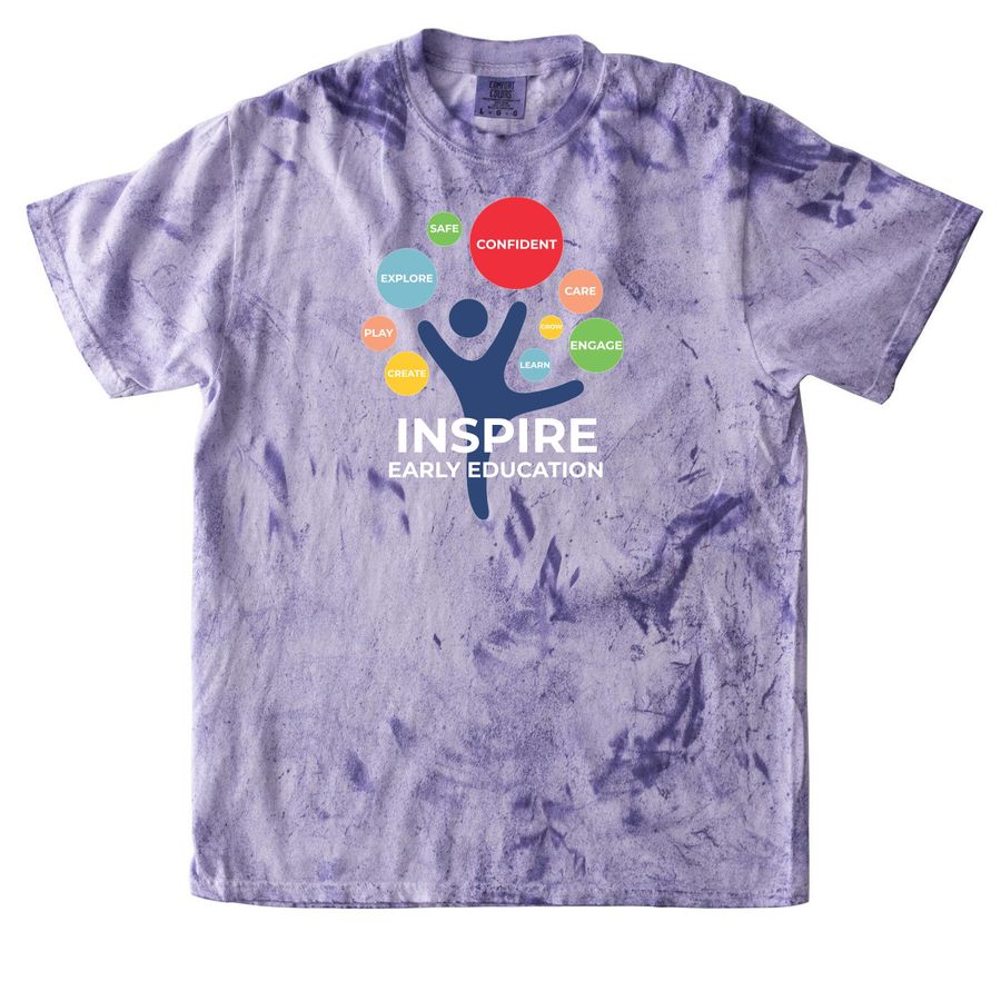 Inspire Early Education, a Amethyst Comfort Colors Colorblast Tee