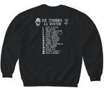 Zombies AA 2026 Spring/Summer Championship!, a Black Softstyle Crewneck Sweatshirt (back-view)