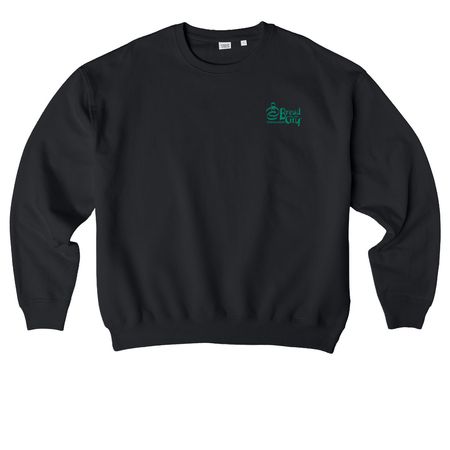 Bread for the City Logo: Adult & Youth, a Black Stanley/Stella Ledger Dry Crewneck Sweatshirt