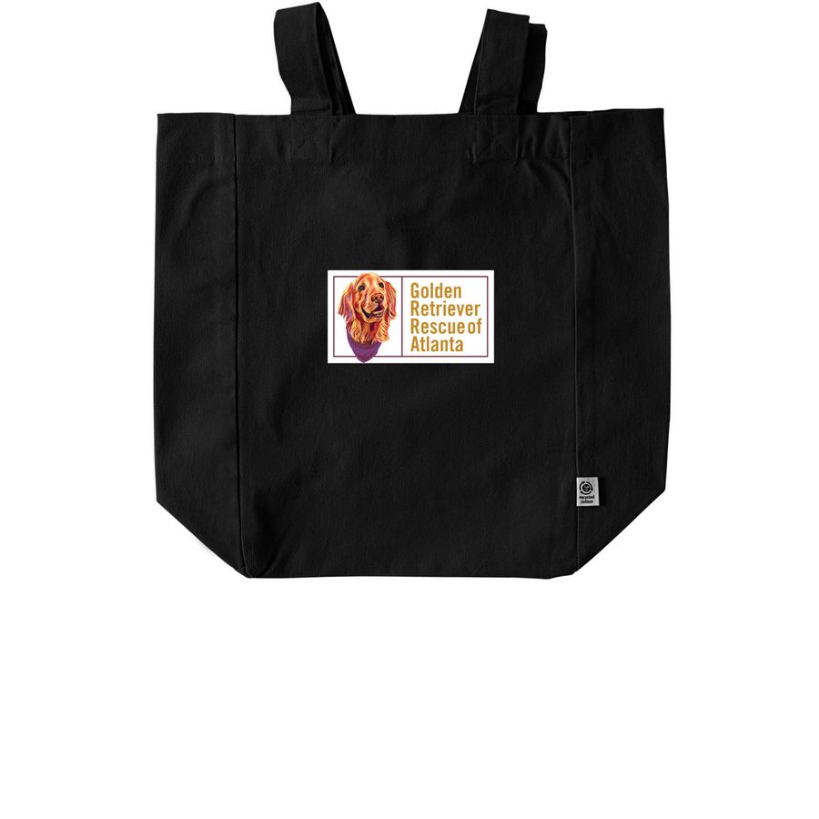 GRRA Tote Bags, a Black Recycled Cotton Tote Bag
