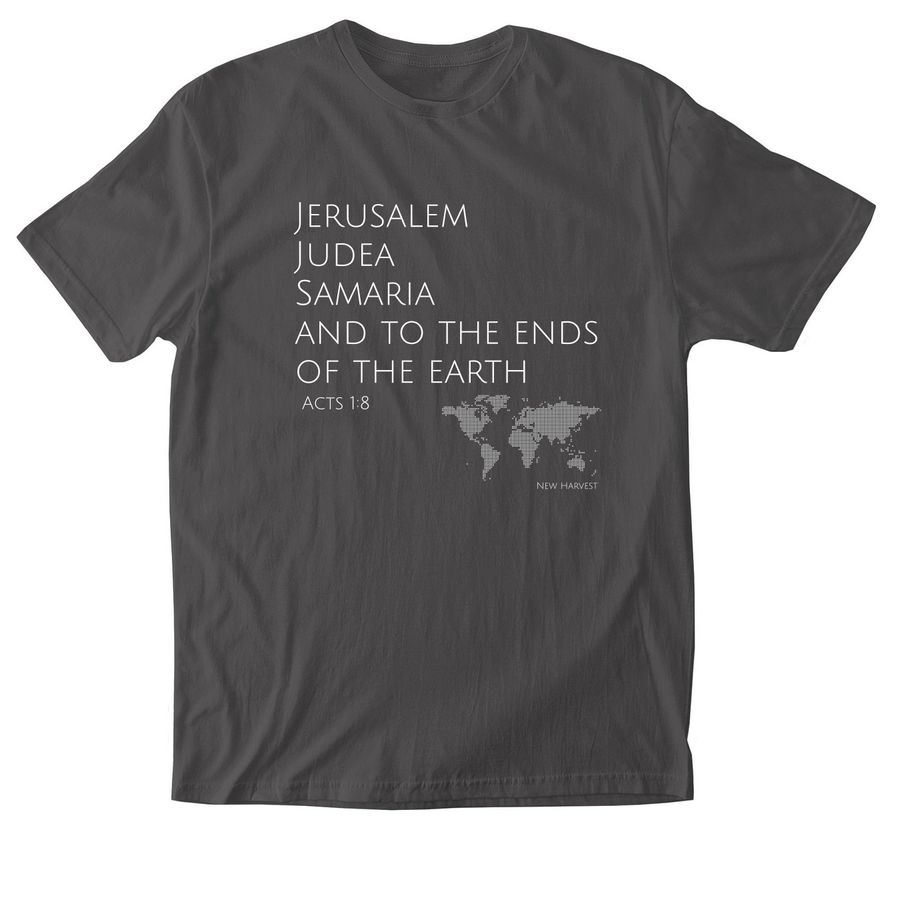 New Harvest Bulgaria Trip, a Charcoal Softstyle Cotton Tee