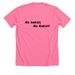Fund the spay and neuter clinics, a Neon Pink Premium Unisex Tee (back-view)