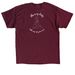 this is my body, a Maroon Classic Unisex Tee (back-view)