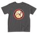 Tarameg Round Logo Toddler, a Charcoal Toddler Tee
