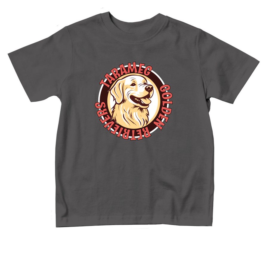 Tarameg Round Logo Toddler, a Charcoal Toddler Tee