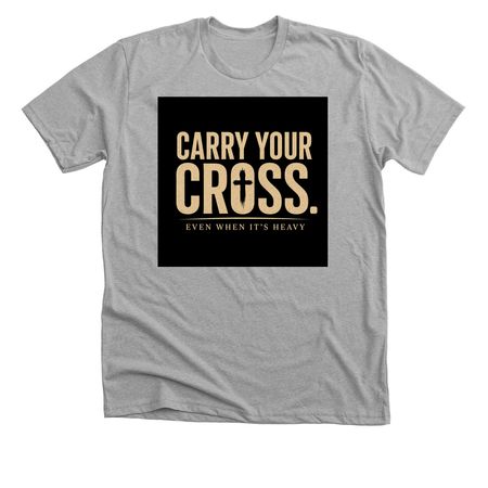Messiahs Moments Faith Designs, a Athletic Heather Premium Unisex Tee