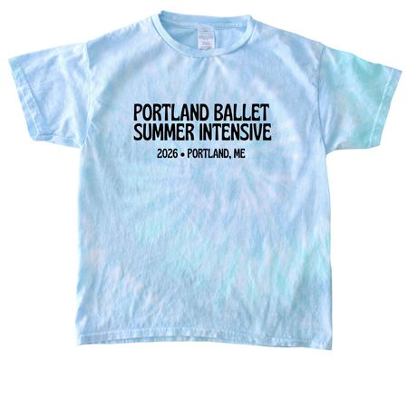 2026 Summer Intensive Tee, a Lagoon Youth Tie Dye Tee