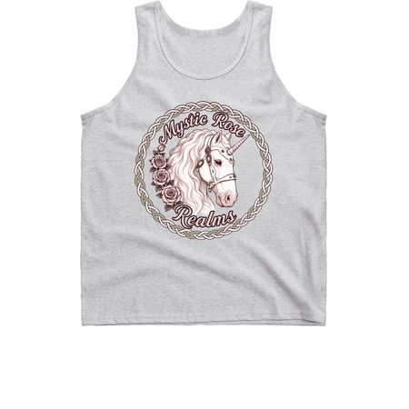 Mystic Rose Realms, a Sport Grey Classic Unisex Tank Top