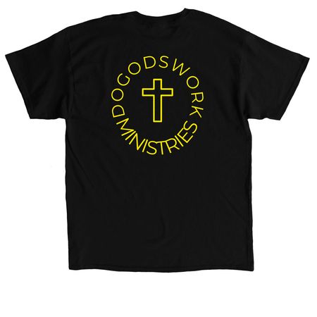 Art at the water tower event shirts&nbsp;, a Black Classic Unisex Tee (back-view)
