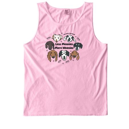 Less Meanies More Weenies - SDS Dachshunds, a Blossom Comfort Colors Tank Top