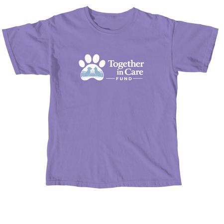 Together in Care&nbsp;, a Violet Comfort Colors Unisex Tee
