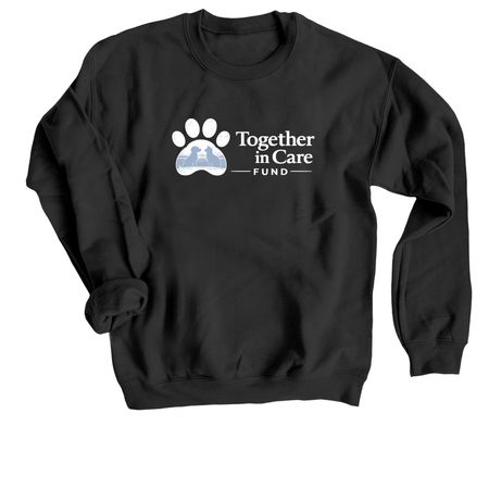 Together in Care&nbsp;, a Black Crewneck Sweatshirt