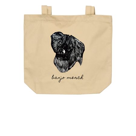 The Banjo Project, a Oyster Organic Cotton Tote Bag