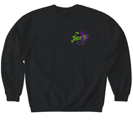 Joker_l5p Swag, a Black Softstyle Crewneck Sweatshirt