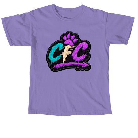 CFC, a Violet Comfort Colors Unisex Tee