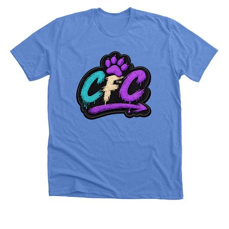 CFC, a Heather Columbia Blue Premium Unisex Tee