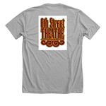 Salmon-A-rama Merch, a Athletic Heather Premium Unisex Tee (back-view)