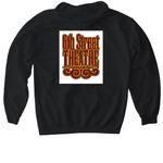 Salmon-A-rama Merch, a Black Gildan Softstyle Pullover Hoodie (back-view)