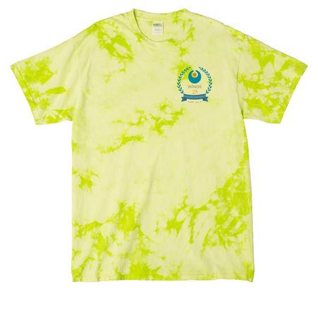 WINGS Adult Field Trip T-shirt (No QR Code), a Lemon Lime Crystal Tie Dye Tee