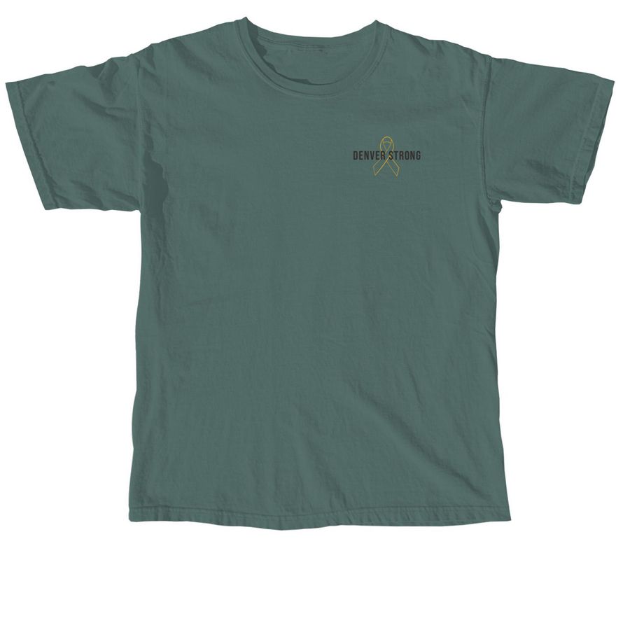 Denver Strong, a Blue Spruce Comfort Colors Unisex Tee