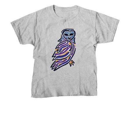 Owl, a Sport Grey Youth Unisex Tee