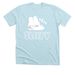 sleepy bun (white letters), a Heather Ice Blue Premium Unisex Tee