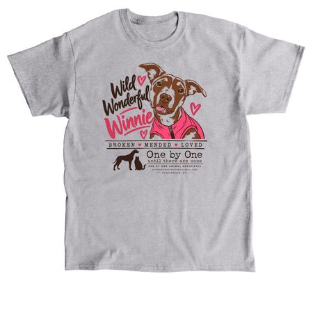 Wild Wonderful Winnie, a Sport Grey Classic Unisex Tee
