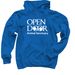 Open Door Logo Wear, a Royal Blue Pullover Hoodie