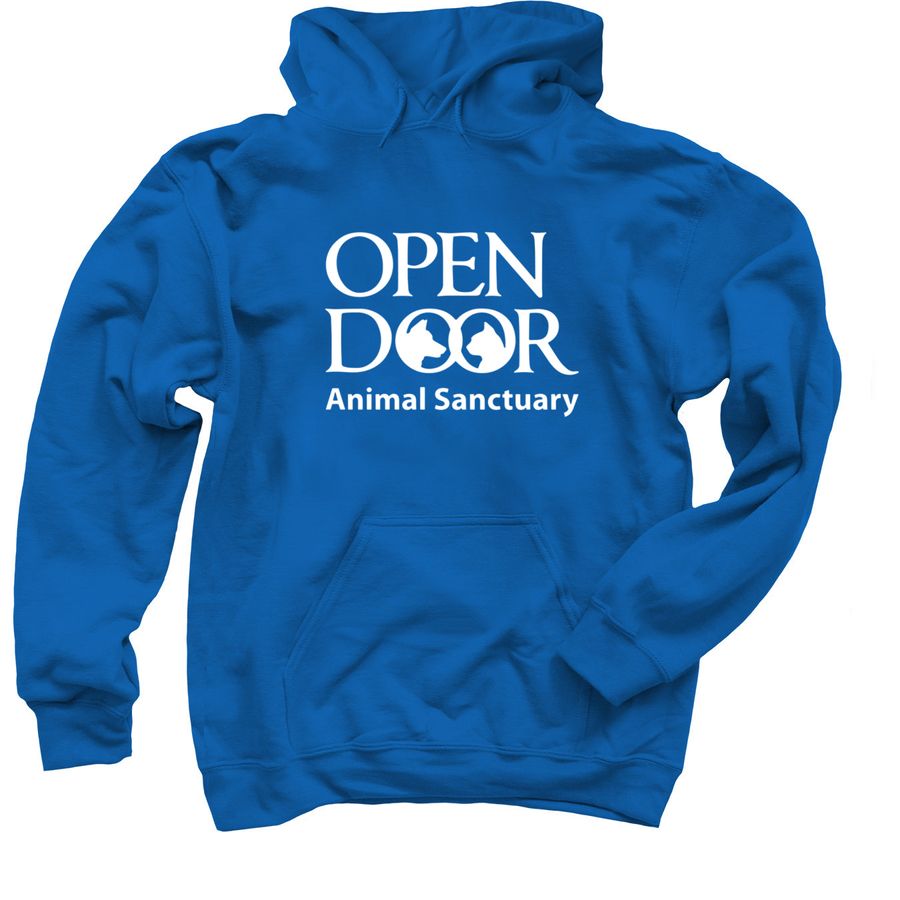 Open Door Logo Wear, a Royal Blue Pullover Hoodie