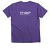 I gave birth to 5 of 10,000 babies, a Purple Rush Premium V-Neck Tee (back-view)