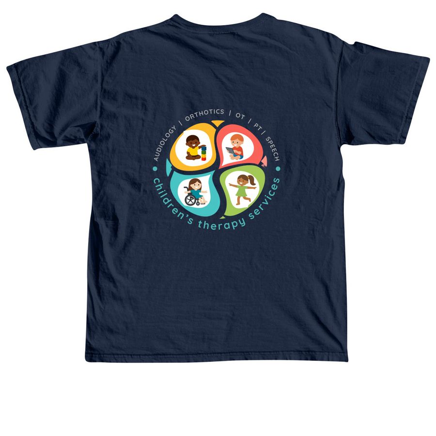 Mary Bridge Rehab SLC - Every Step (3), a True Navy Comfort Colors Unisex Tee